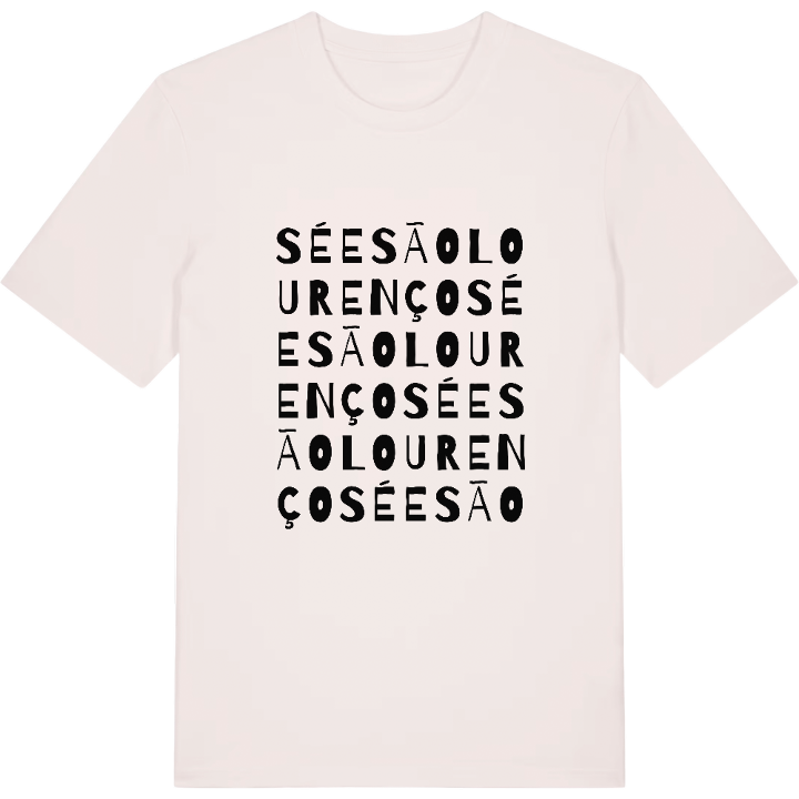 Sé e São Lourenço ordlek t-shirt – t-shirt från PinShirt