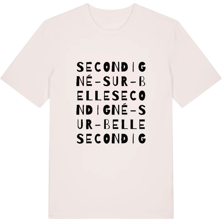 Secondigné-sur-Belle ordlek t-shirt – t-shirt från PinShirt