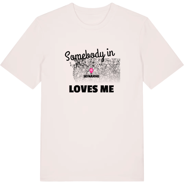 Någon i Seinäjoki älskar mig t-shirt – t-shirt från PinShirt