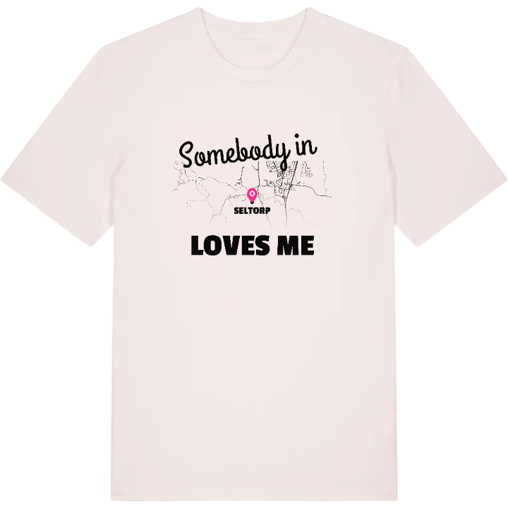 Någon i Seltorp älskar mig t-shirt – t-shirt från PinShirt