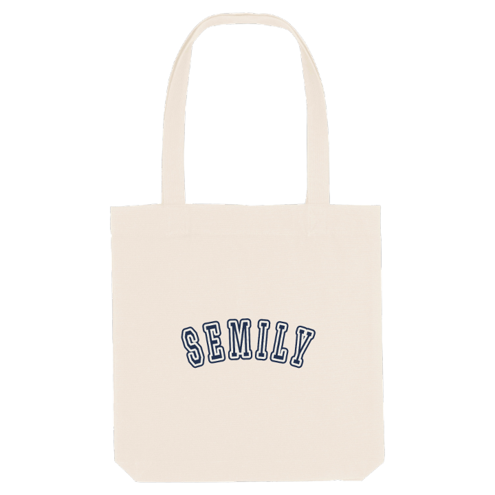 Semily college tygkasse – tygkasse från PinShirt