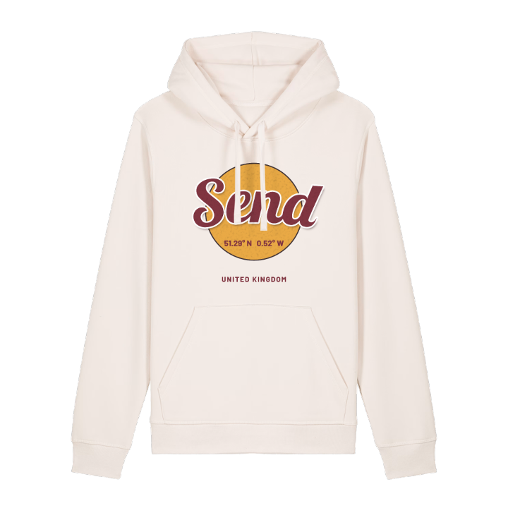 Send cirkel hoodie – hoodie från PinShirt