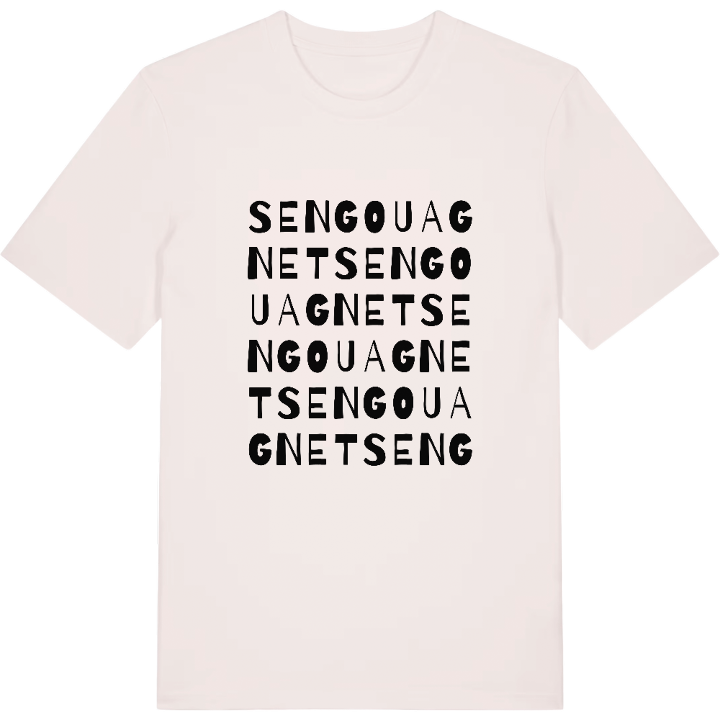 Sengouagnet ordlek t-shirt – t-shirt från PinShirt