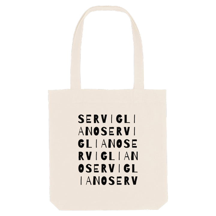 Servigliano ordlek tygkasse – tygkasse från PinShirt