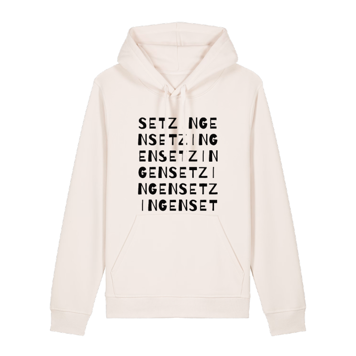 Setzingen ordlek hoodie – hoodie från PinShirt