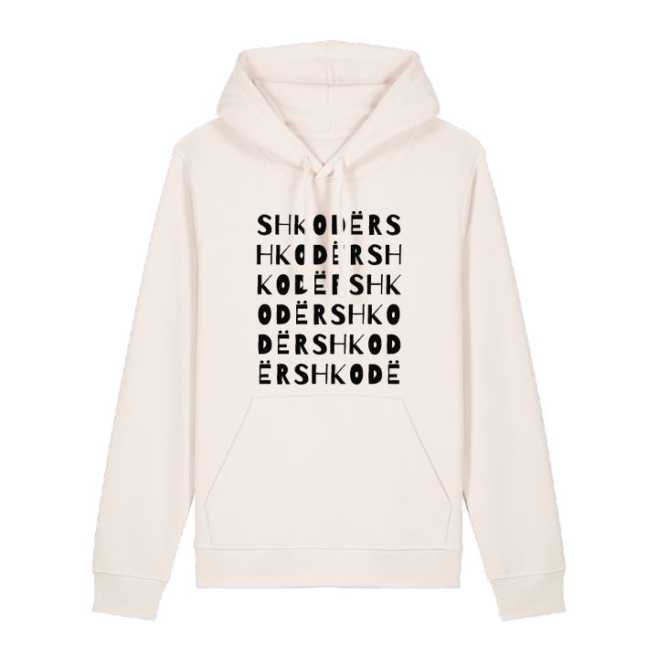 Shkodër ordlek hoodie – hoodie från PinShirt