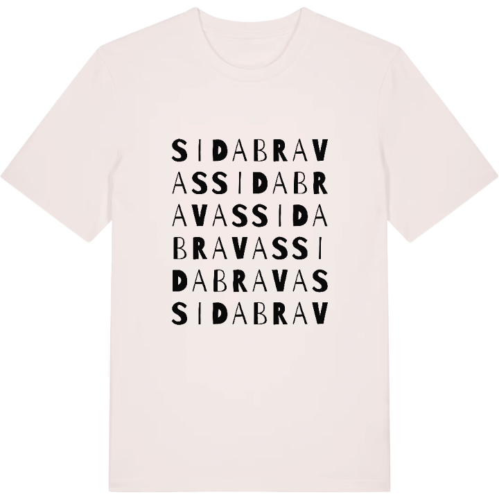 Sidabravas ordlek t-shirt – t-shirt från PinShirt