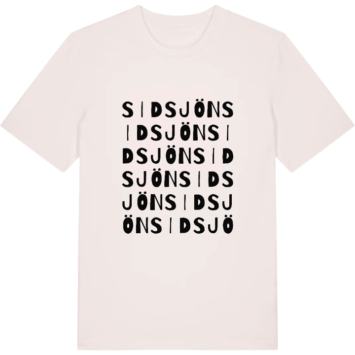 Sidsjön ordlek t-shirt – t-shirt från PinShirt