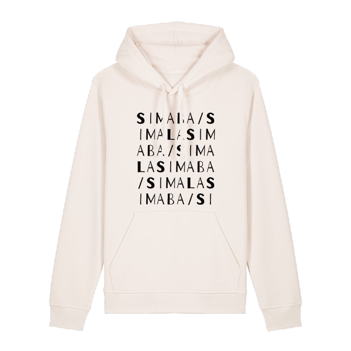Simaba/Simala ordlek hoodie – hoodie från PinShirt