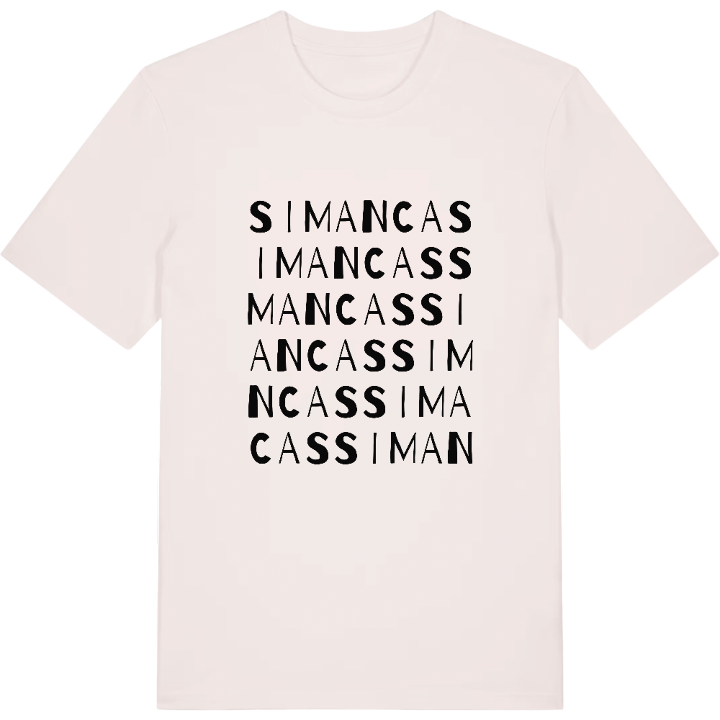 Simancas ordlek t-shirt – t-shirt från PinShirt