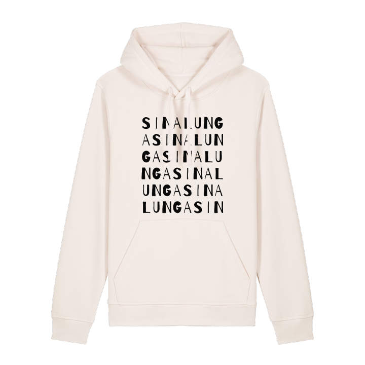 Sinalunga ordlek hoodie – hoodie från PinShirt