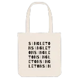 Singleton ordlek tygkasse