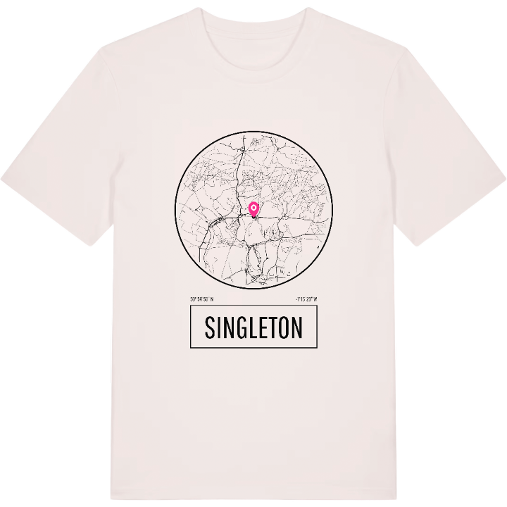 Singleton t-shirt – t-shirt från PinShirt