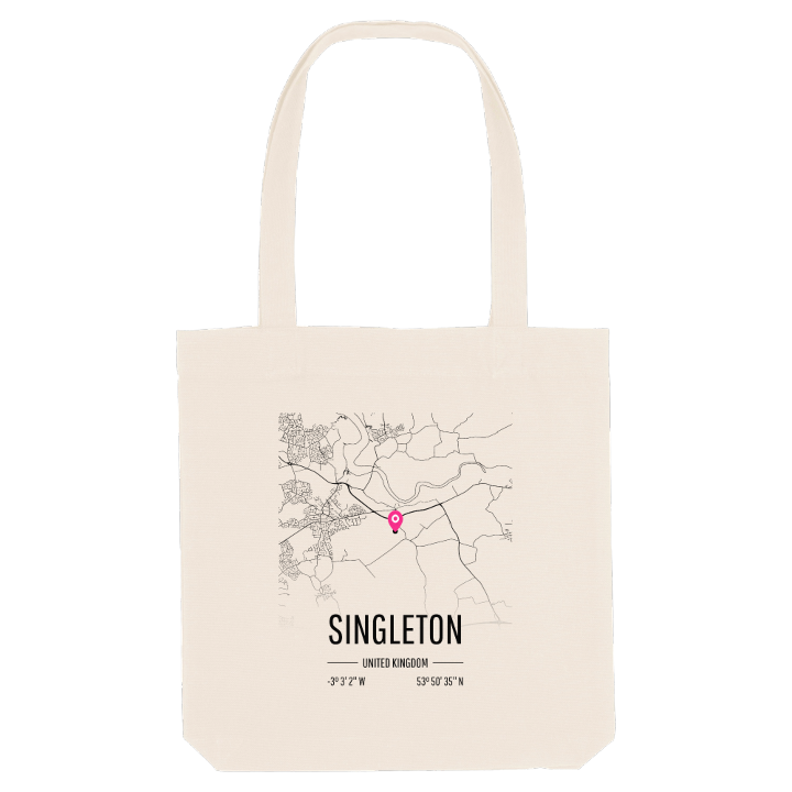 Singleton karta tygkasse – tygkasse från PinShirt