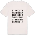 Singleton ordlek t-shirt