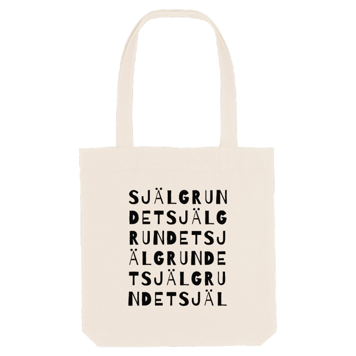 Själgrundet ordlek tygkasse – tygkasse från PinShirt