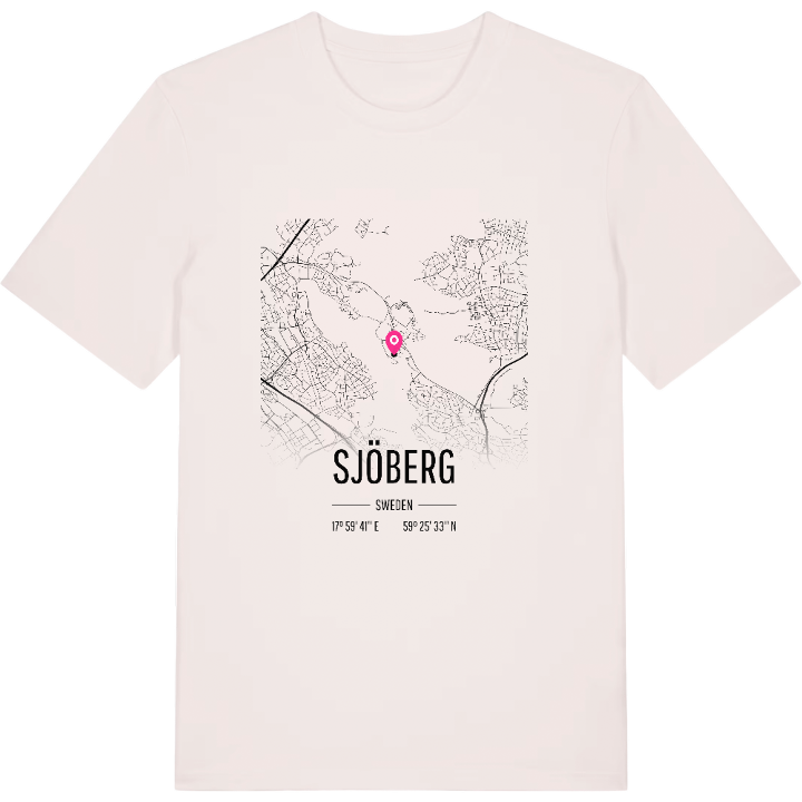 Sjöberg karta t-shirt – t-shirt från PinShirt