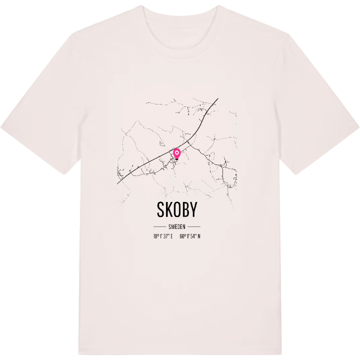 Skoby karta t-shirt – t-shirt från PinShirt