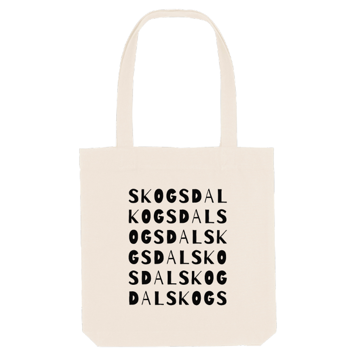 Skogsdal ordlek tygkasse – tygkasse från PinShirt