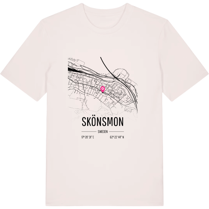 Skönsmon karta t-shirt – t-shirt från PinShirt