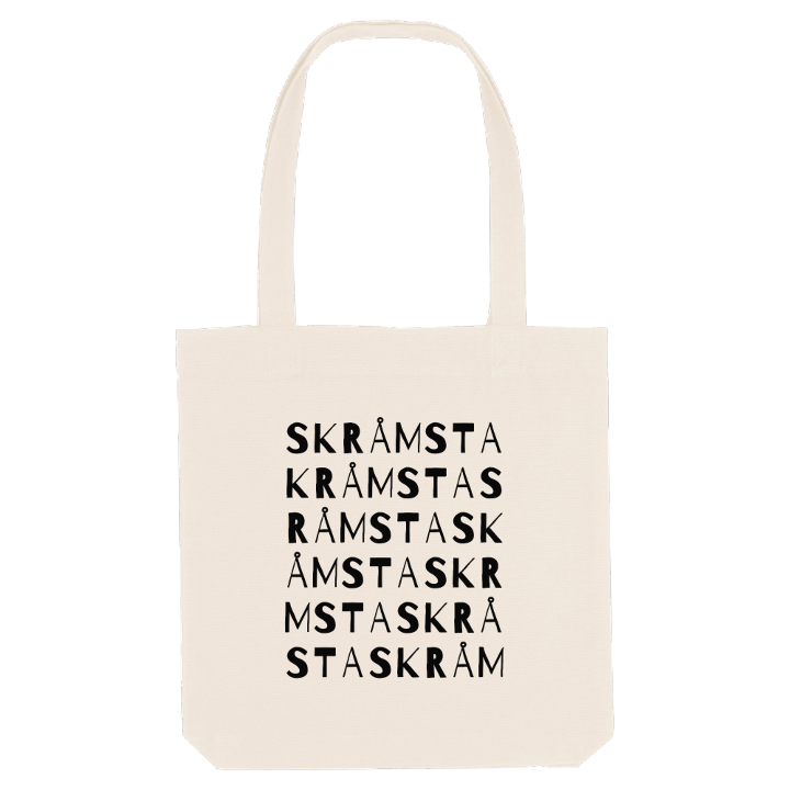 Skråmsta ordlek tygkasse – tygkasse från PinShirt
