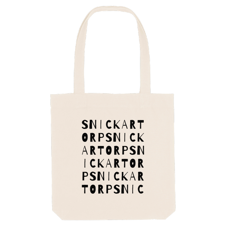 Snickartorp ordlek tygkasse – tygkasse från PinShirt