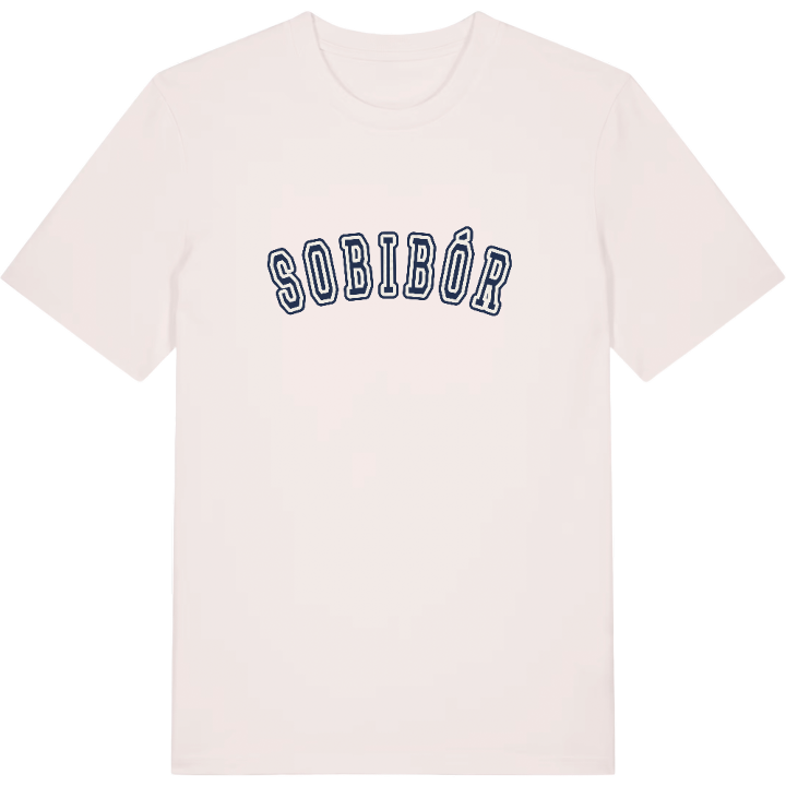 Sobibór college t-shirt – t-shirt från PinShirt
