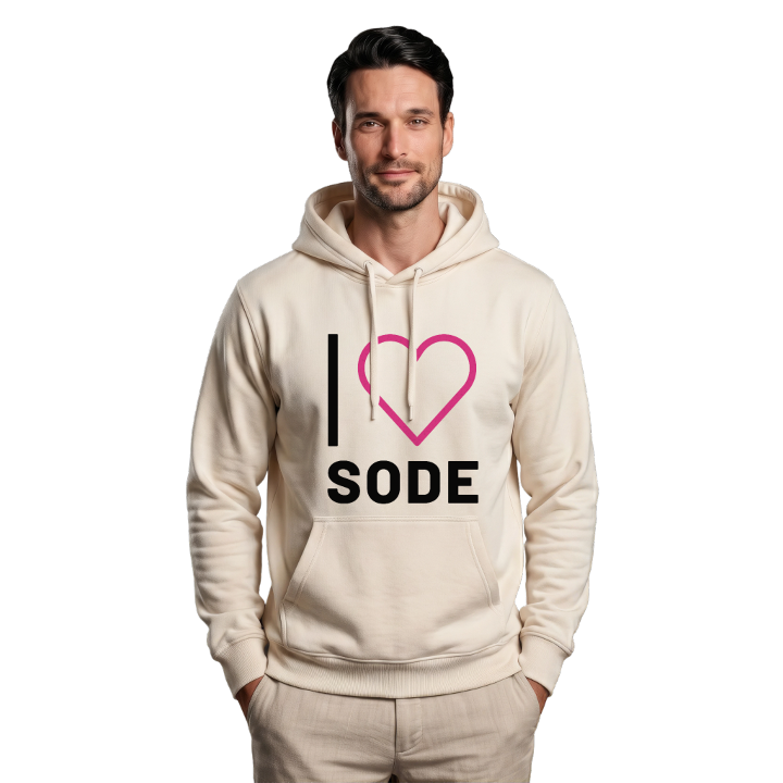 Jag älskar Sode hoodie stort tryck – hoodie från PinShirt