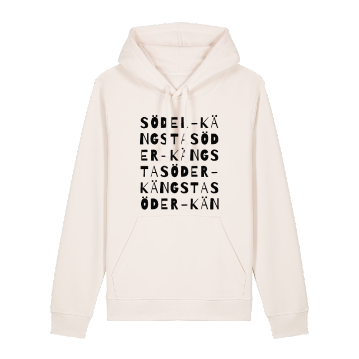 Söder-Kängsta ordlek hoodie – hoodie från PinShirt