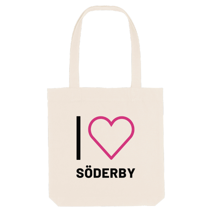 Jag älskar Söderby tygkasse stort tryck – tygkasse från PinShirt