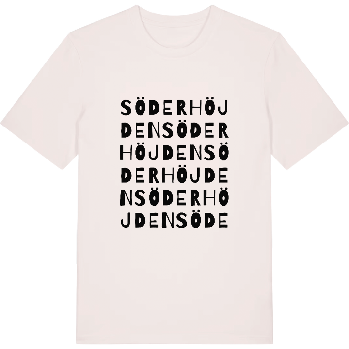Söderhöjden ordlek t-shirt – t-shirt från PinShirt