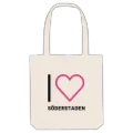Jag älskar Söderstaden tygkasse stort tryck