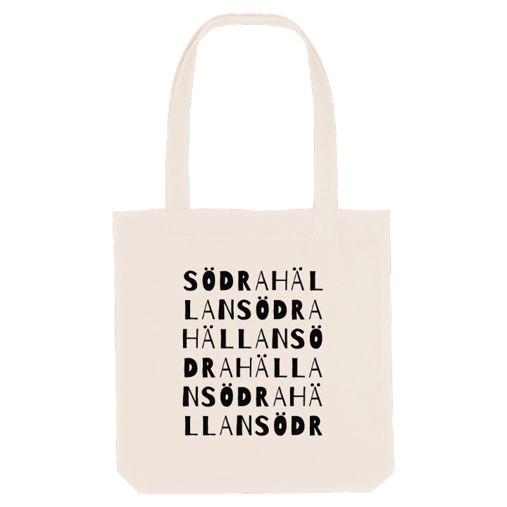 Södra Hällan ordlek tygkasse – tygkasse från PinShirt