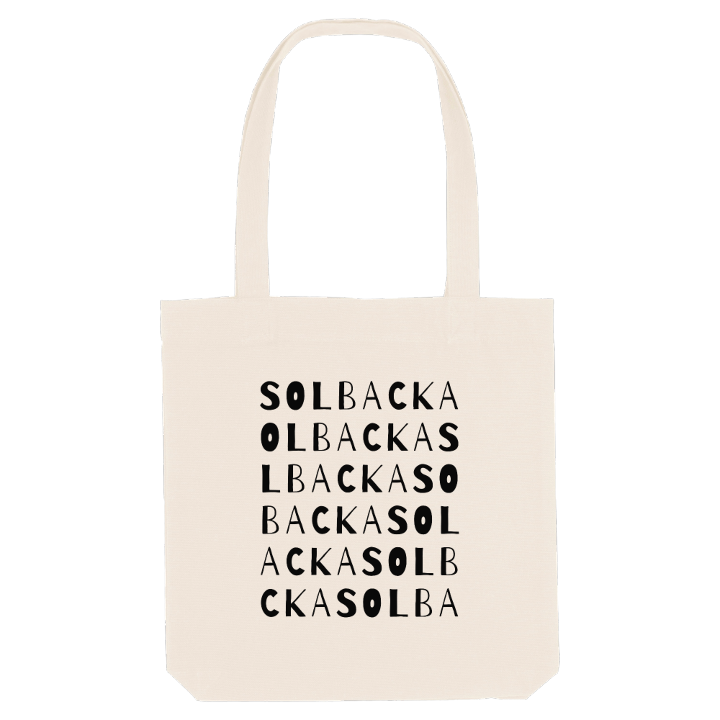 Solbacka ordlek tygkasse – tygkasse från PinShirt