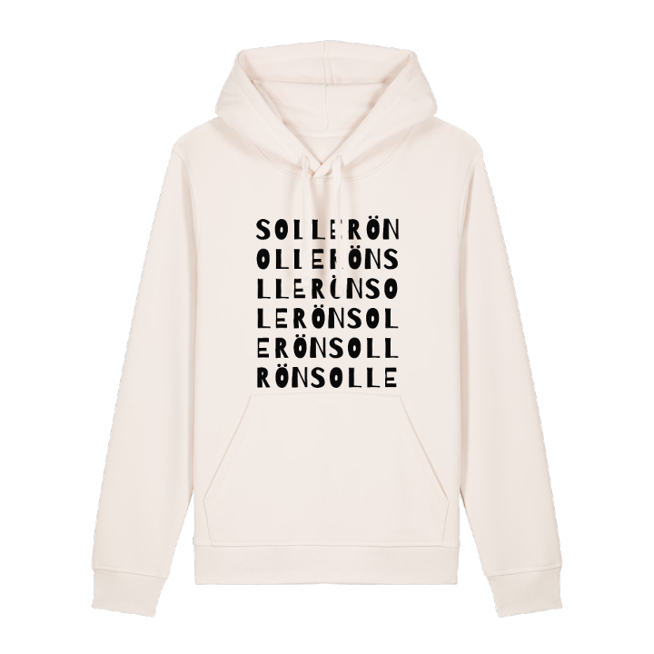 Sollerön ordlek hoodie – hoodie från PinShirt