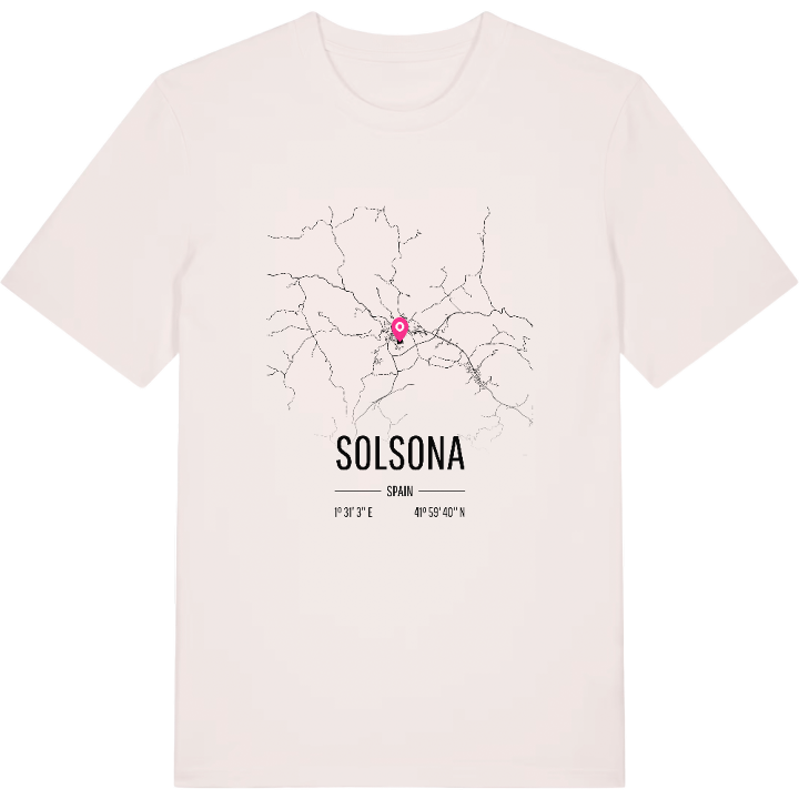 Solsona karta t-shirt – t-shirt från PinShirt