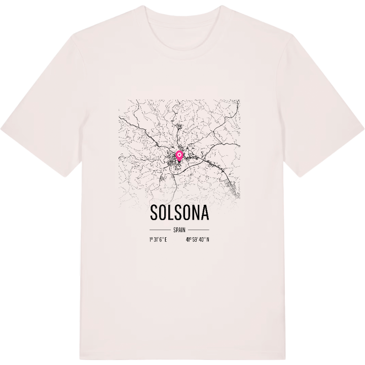 Solsona karta t-shirt – t-shirt från PinShirt