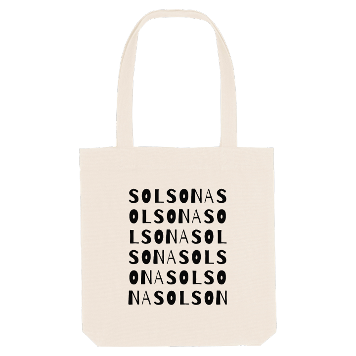 Solsona ordlek tygkasse – tygkasse från PinShirt