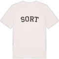 Sort böjd t-shirt