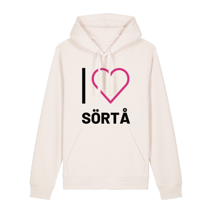 Jag älskar Sörtå hoodie stort tryck – hoodie från PinShirt