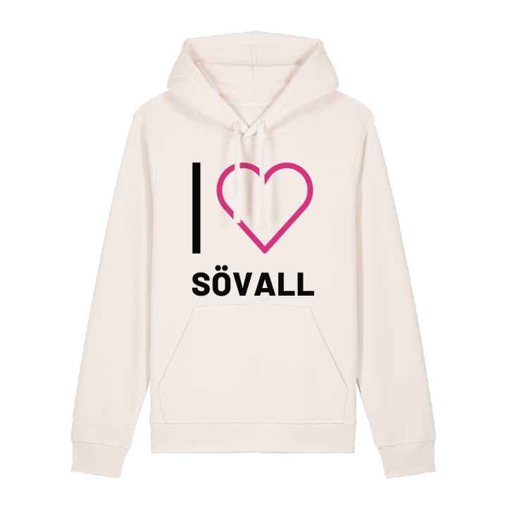 Jag älskar Sövall hoodie stort tryck – hoodie från PinShirt