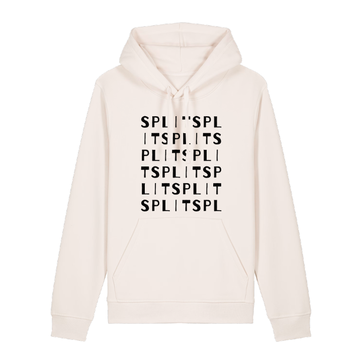 Split ordlek hoodie – hoodie från PinShirt