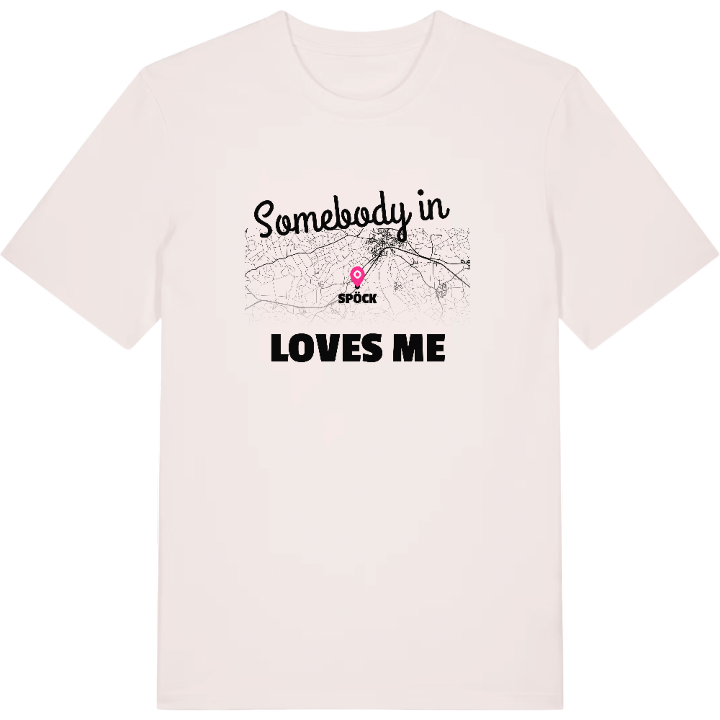 Någon i Spöck älskar mig t-shirt – t-shirt från PinShirt