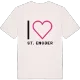 Jag älskar St. Enoder t-shirt stort tryck