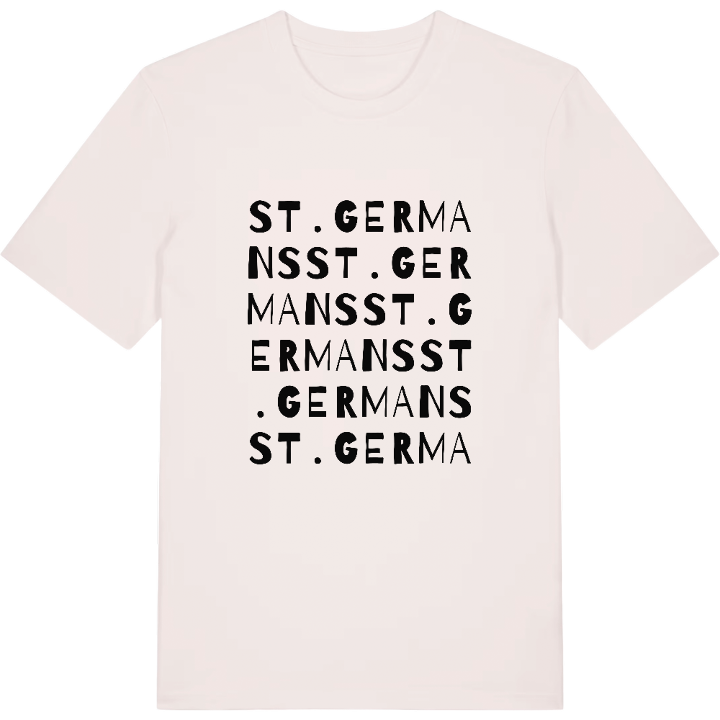 St. Germans ordlek t-shirt – t-shirt från PinShirt