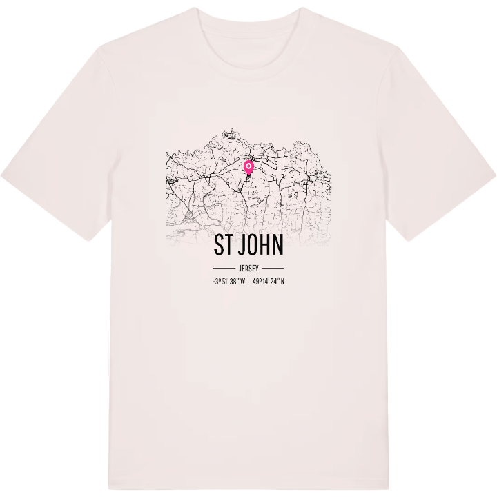 St John karta t-shirt – t-shirt från PinShirt