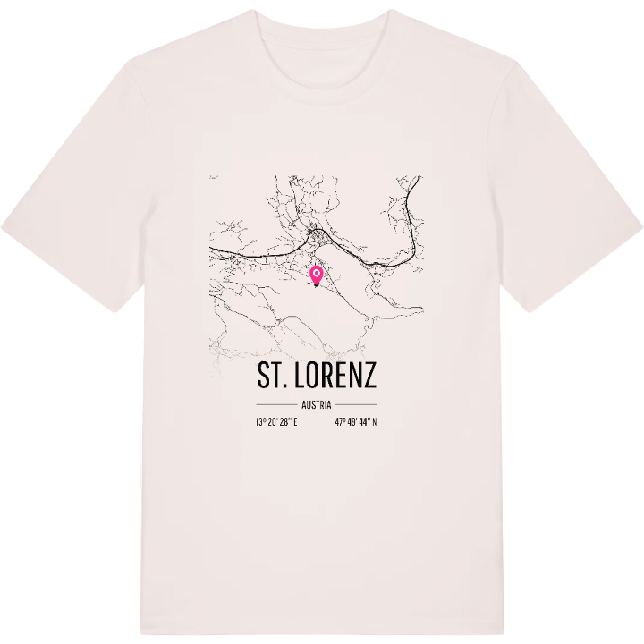 St. Lorenz karta t-shirt – t-shirt från PinShirt