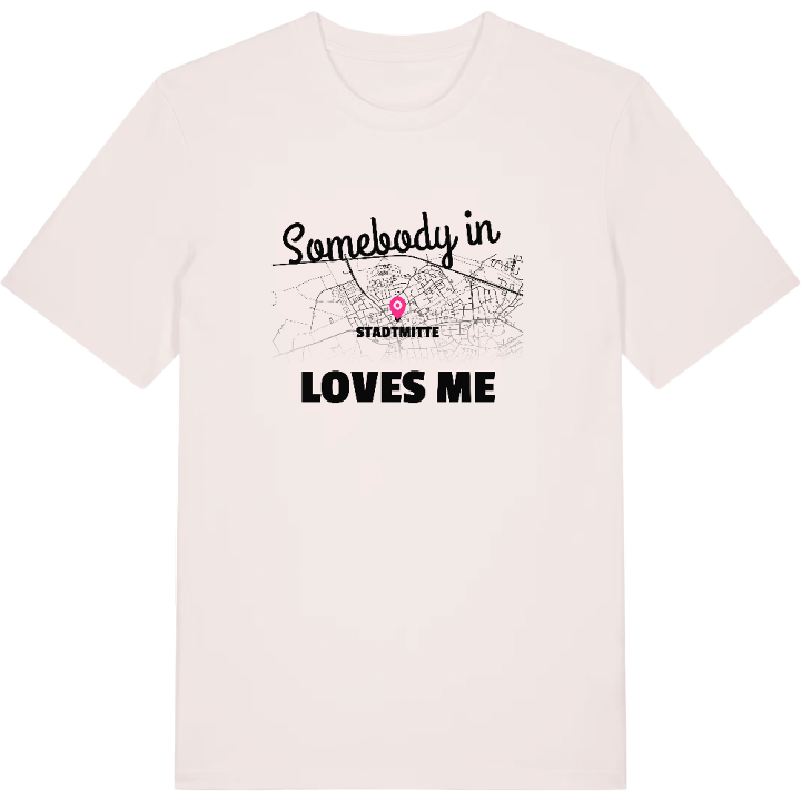 Någon i Stadtmitte älskar mig t-shirt – t-shirt från PinShirt