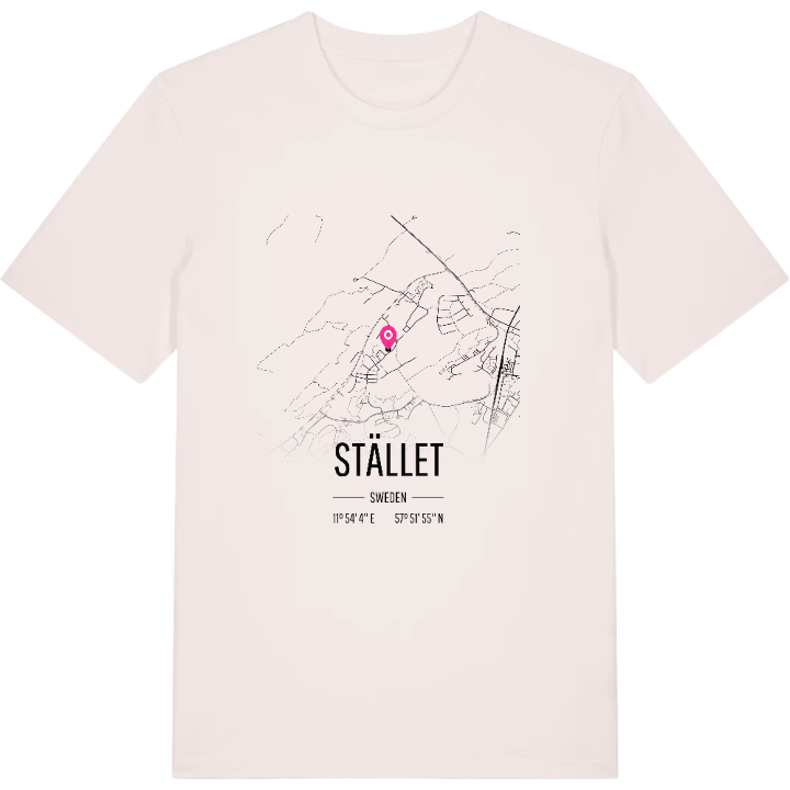 Stället karta t-shirt – t-shirt från PinShirt