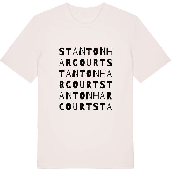 Stanton Harcourt ordlek t-shirt – t-shirt från PinShirt